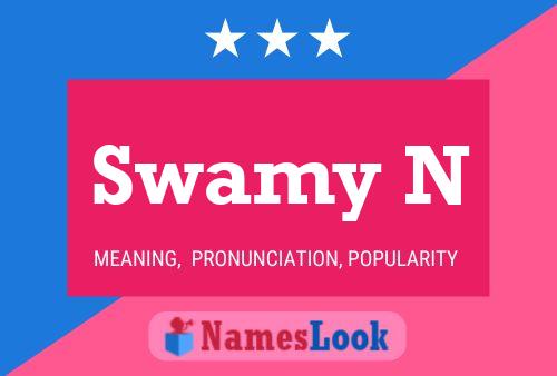 Swamy N Name Poster