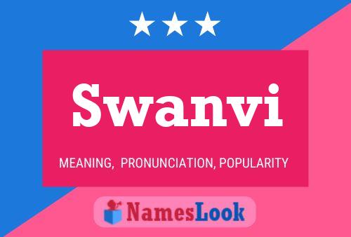 Swanvi Name Poster