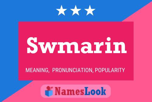 Swmarin Name Poster