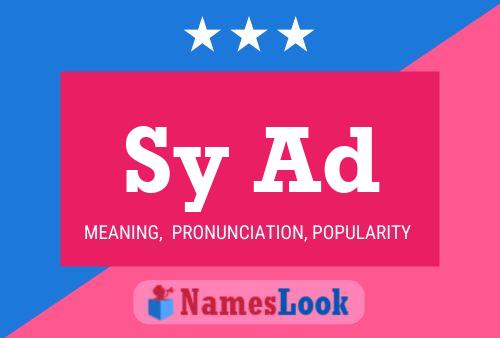 Sy Ad Name Poster