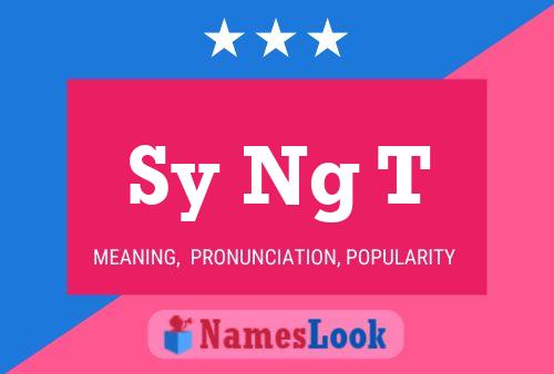 Sy Ng T Name Poster