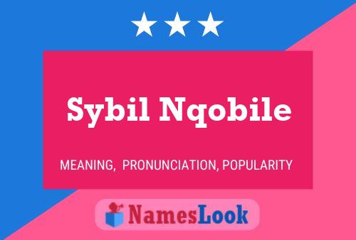 Sybil Nqobile Name Poster