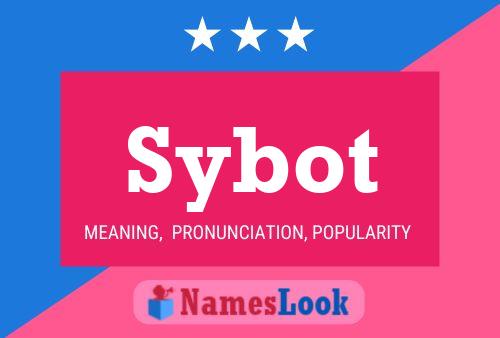 Sybot Name Poster