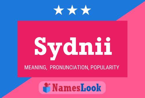 Sydnii Name Poster