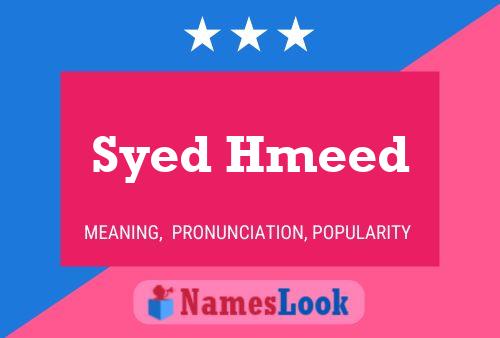 Syed Hmeed Name Poster