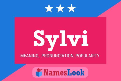 Sylvi Name Poster