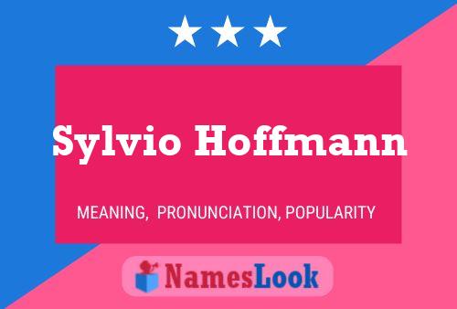 Sylvio Hoffmann Name Poster