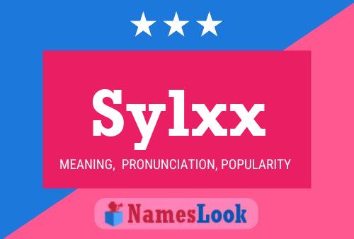 Sylxx Name Poster