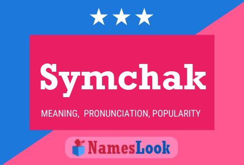 Symchak Name Poster