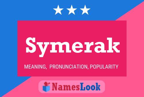 Symerak Name Poster