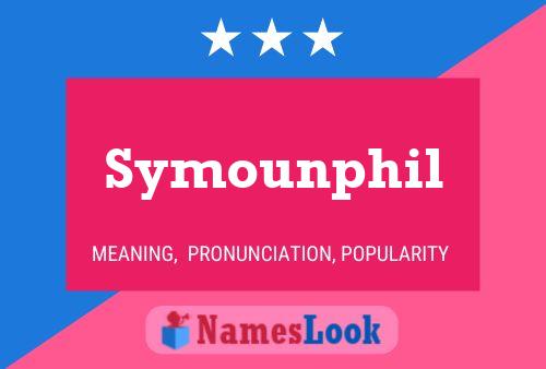 Symounphil Name Poster