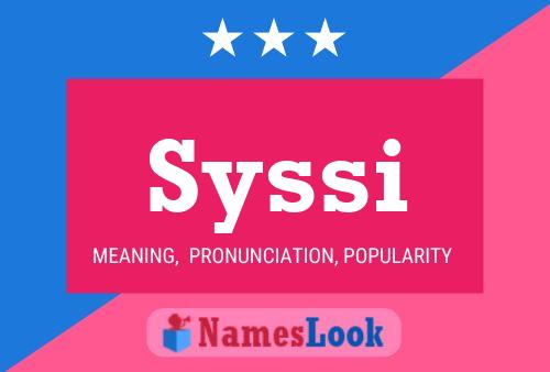 Syssi Name Poster