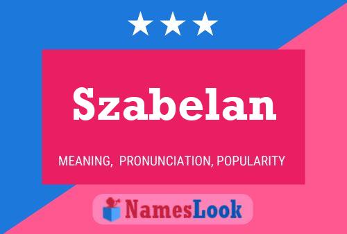 Szabelan Name Poster