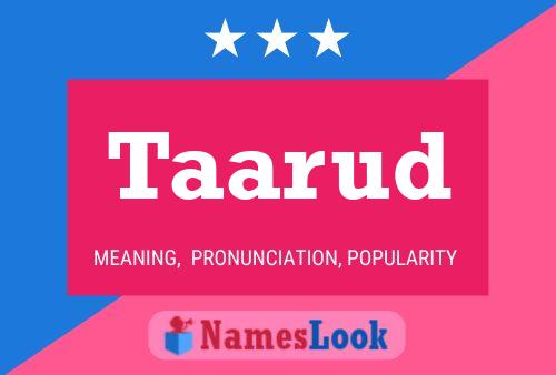 Taarud Name Poster