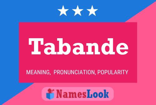 Tabande Name Poster