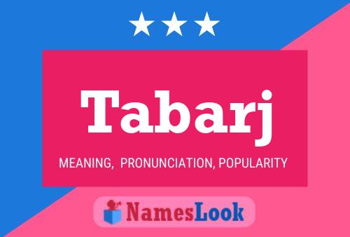 Tabarj Name Poster