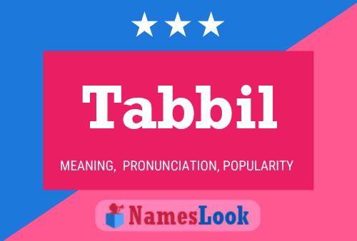 Tabbil Name Poster