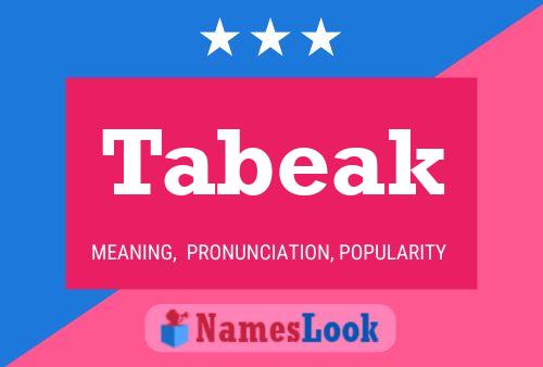 Tabeak Name Poster