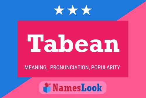 Tabean Name Poster