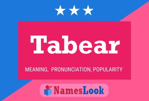 Tabear Name Poster