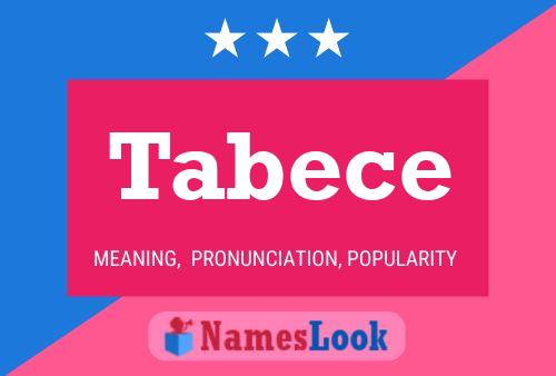 Tabece Name Poster