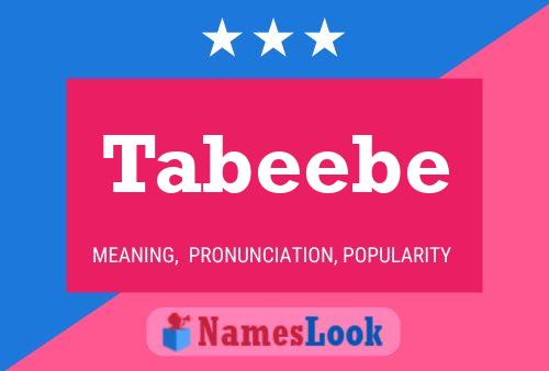 Tabeebe Name Poster