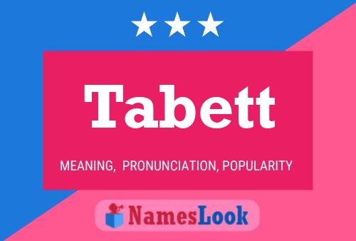 Tabett Name Poster