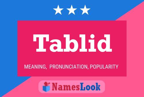 Tablid Name Poster