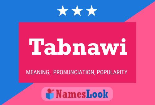 Tabnawi Name Poster