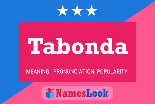 Tabonda Name Poster