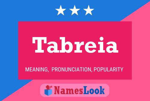 Tabreia Name Poster