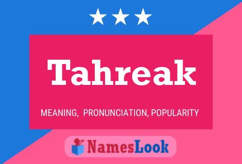 Tahreak Name Poster