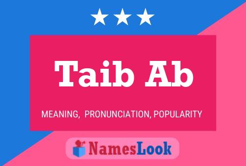 Taib Ab Name Poster