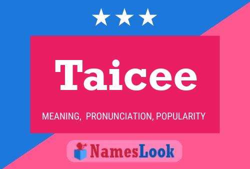 Taicee Name Poster