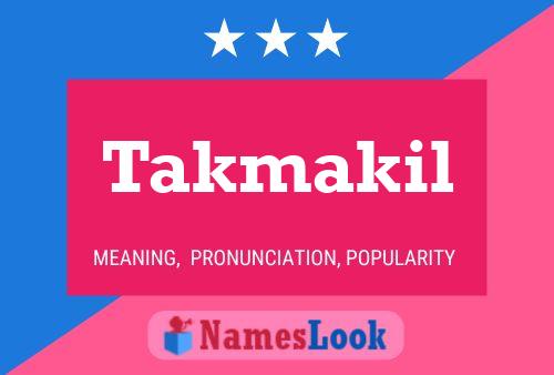 Takmakil Name Poster