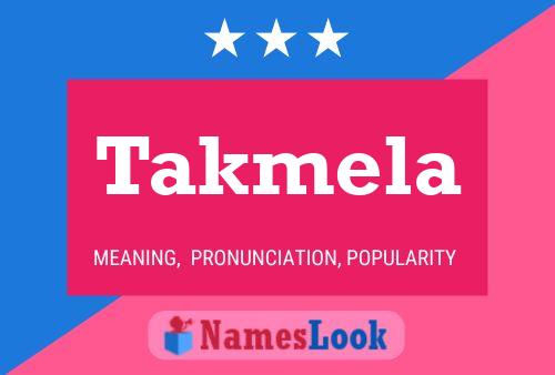 Takmela Name Poster