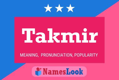 Takmir Name Poster