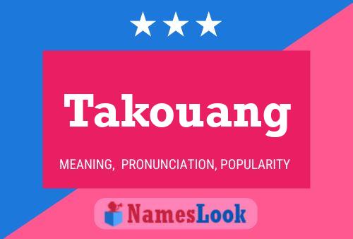 Takouang Name Poster