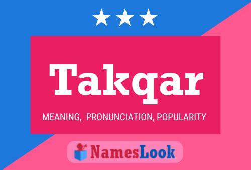 Takqar Name Poster