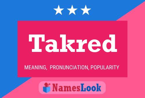 Takred Name Poster