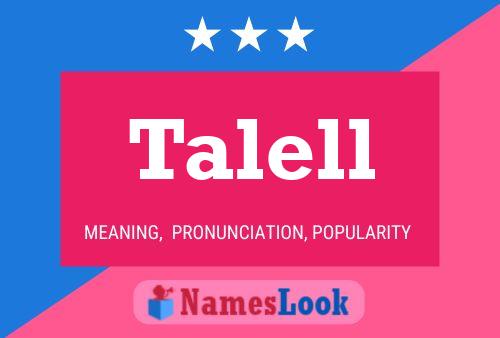 Talell Name Poster