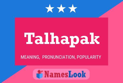 Talhapak Name Poster