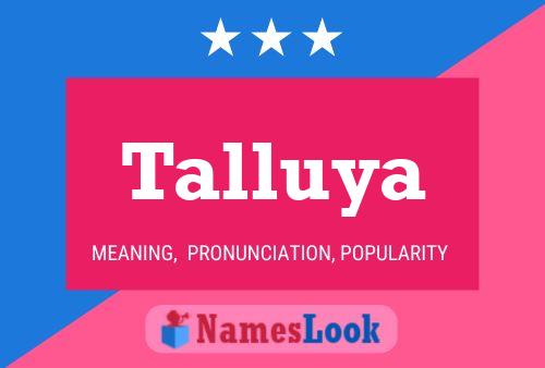 Talluya Name Poster