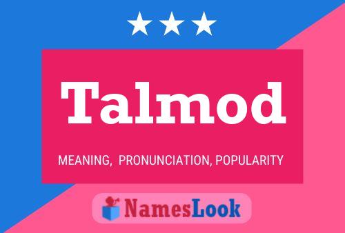 Talmod Name Poster