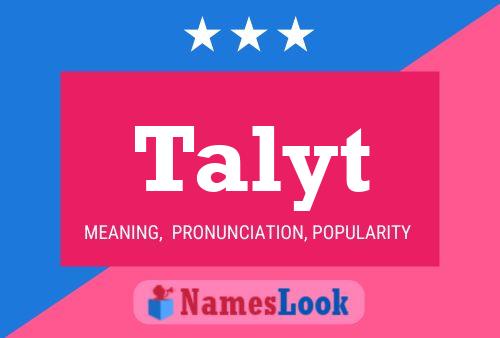 Talyt Name Poster