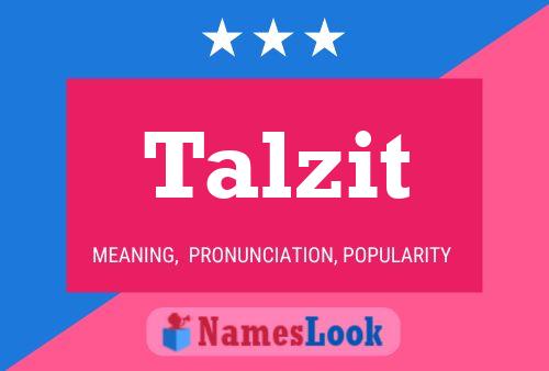 Talzit Name Poster