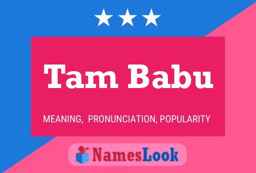 Tam Babu Name Poster