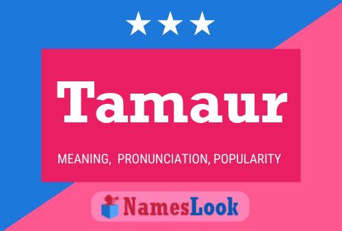 Tamaur Name Poster