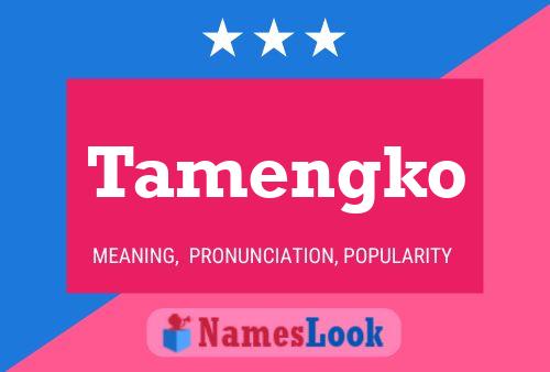 Tamengko Name Poster