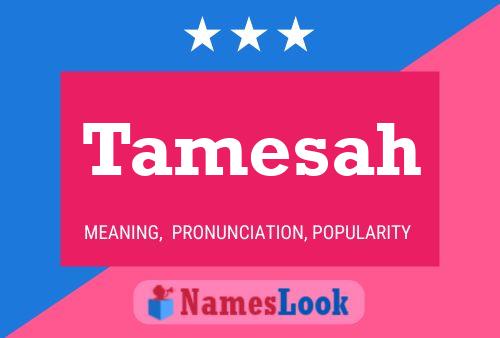 Tamesah Name Poster